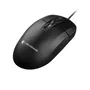 Dynabook U60 Ratón óptico con cable 1200 DPI Negro